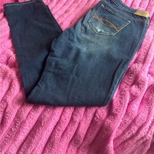 Abercrombie & Fitch Dark Blue Straight Leg Jeans